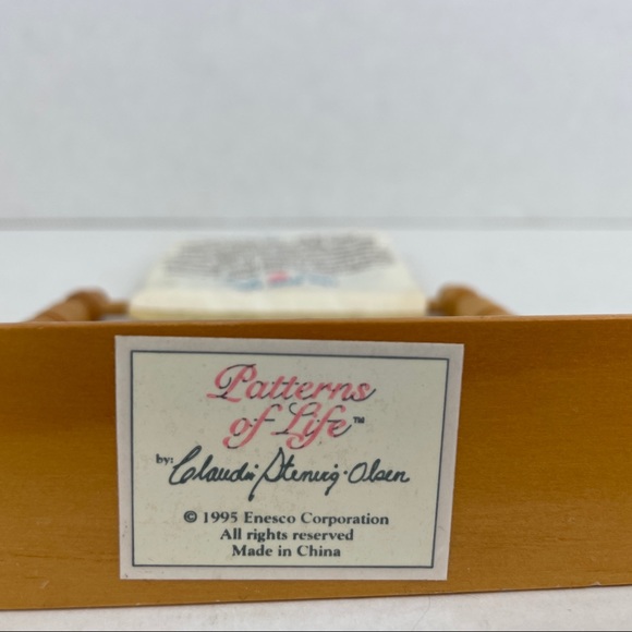 Enesco Star Quilt Patterns of Life Miniature 1995 - Picture 7 of 10